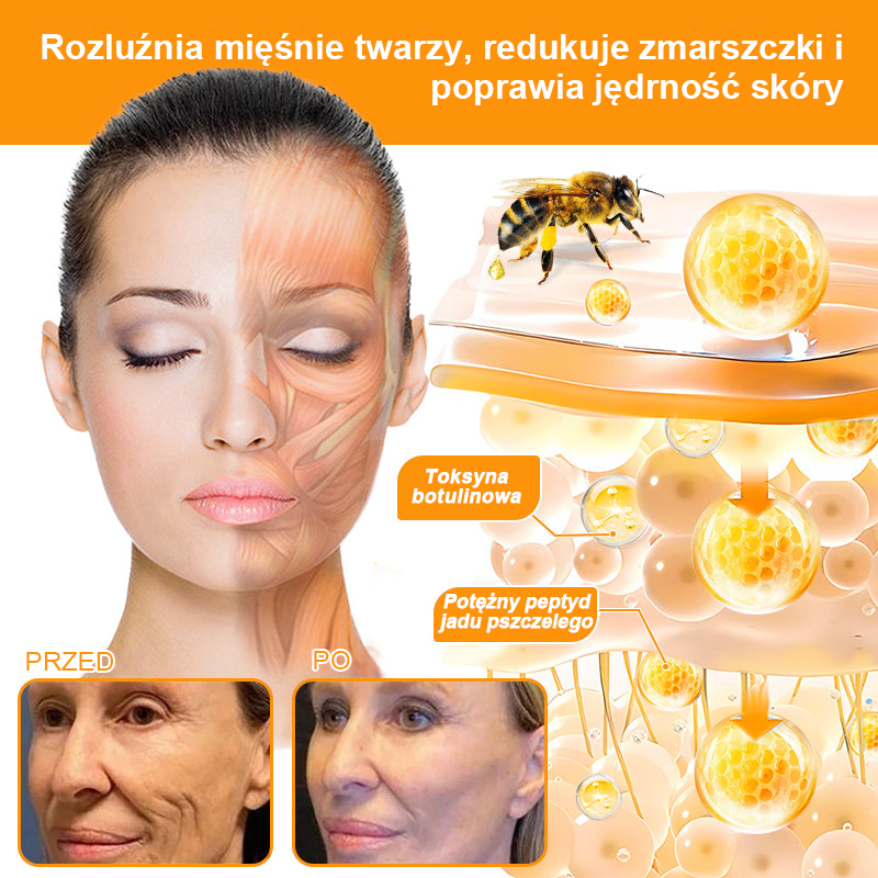 VLSVLS® Krem z jadem pszczelim do regeneracji skóry (👨⚕ odpowiedni dla wszystkich grup wiekowych, polecany przez AAD) 💎
