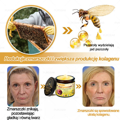 💎PUROSA® Krem z Jadem Pszczelim do Regeneracji Skóry🐝｜Kompleksowe rozwiązanie na uporczywe problemy skórne, takie jak starzenie się, egzema, blizny i łuszczyca