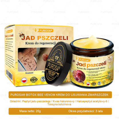 💎PUROSA® Krem z Jadem Pszczelim do Regeneracji Skóry🐝｜Kompleksowe rozwiązanie na uporczywe problemy skórne, takie jak starzenie się, egzema, blizny i łuszczyca